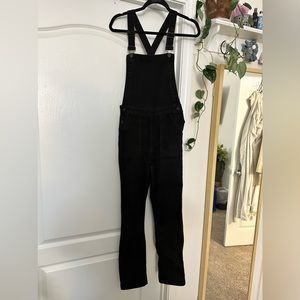 Madewell Black Denim Overalls